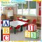 6 Pcs ABC 123 Party Decorations Back to School Decoration (Red, Yellow, Blue, Green) 14.17 x 12.2 x 1.57 inches